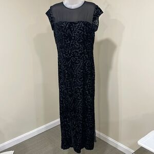 NWOT Snooty Hooty Damask Dress.  Size 8 M medium 100% silk lining